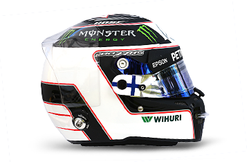 Casque de Valtteri Bottas