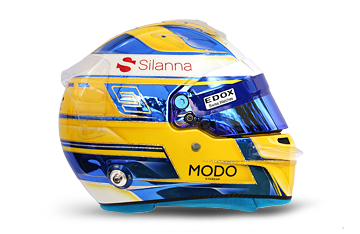 Casque de Marcus Ericsson