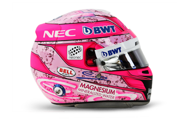 Casque d'Esteban Ocon