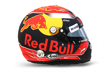 Casque de Max Verstappen