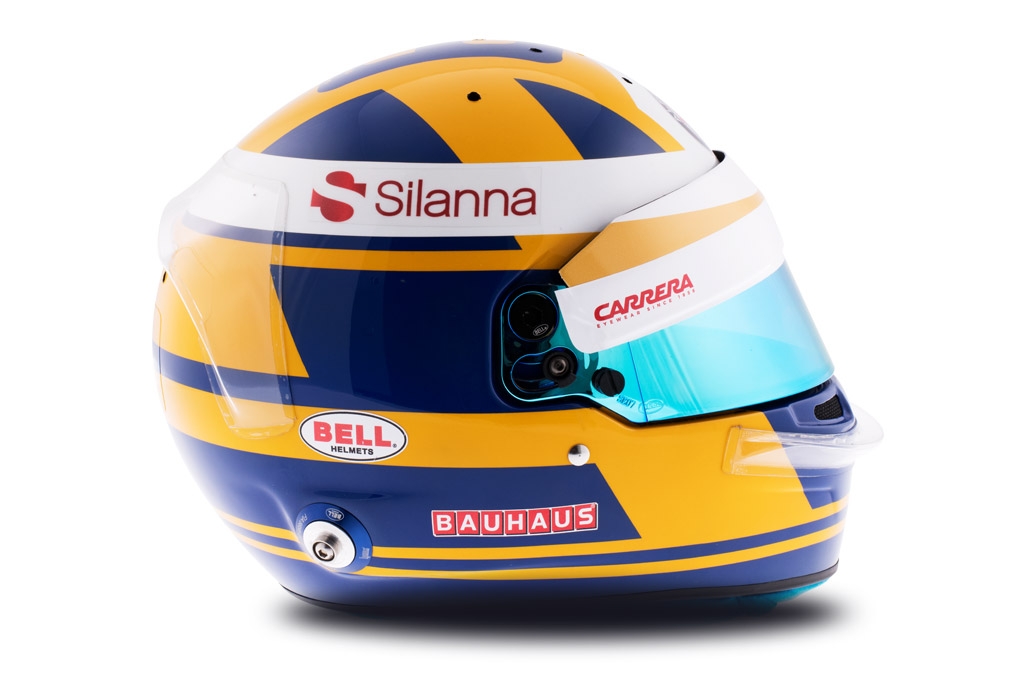 Casque de Marcus Ericsson