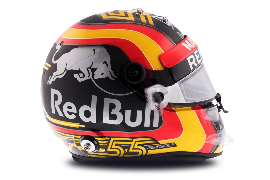Casque de Carlos Sainz