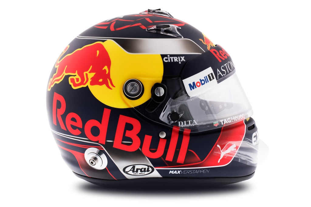 Casque de Max Verstappen