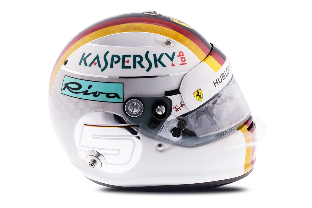 Casque de Sebastian Vettel