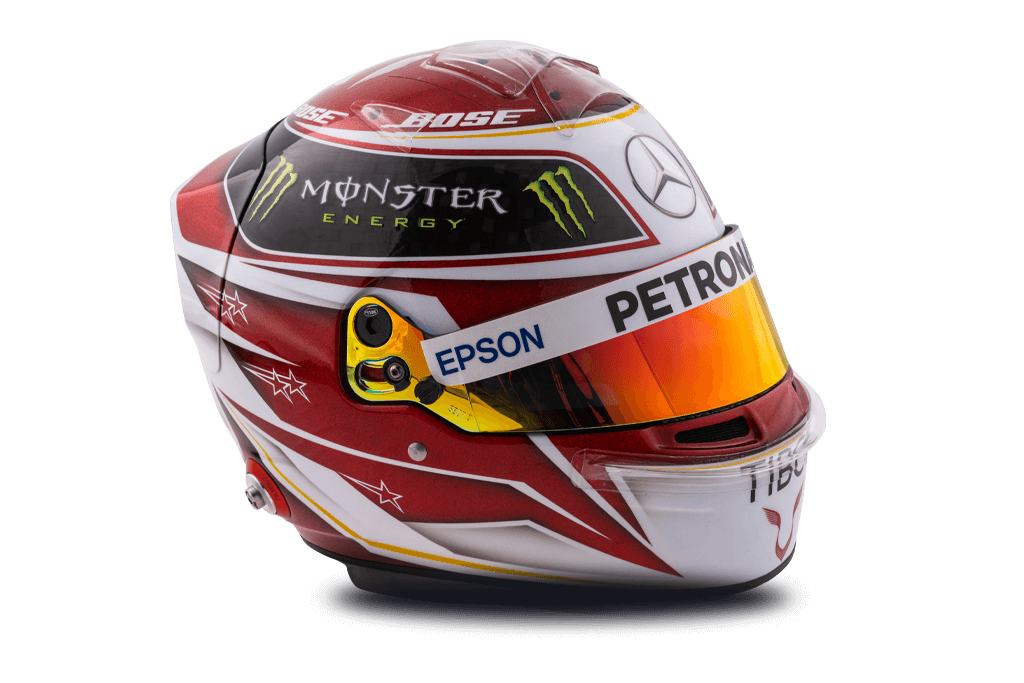 Casque de Lewis Hamilton