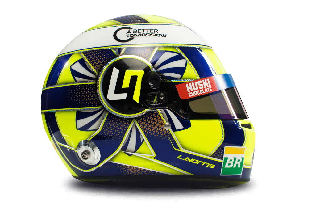 Casque de Lando Norris