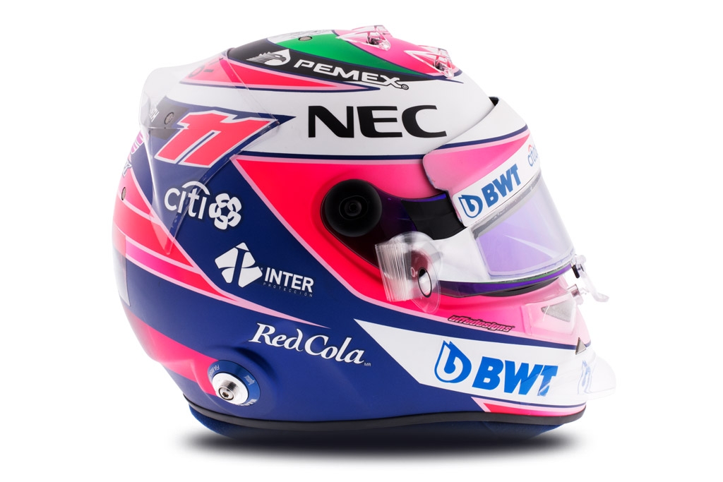 Casque de Sergio Pérez