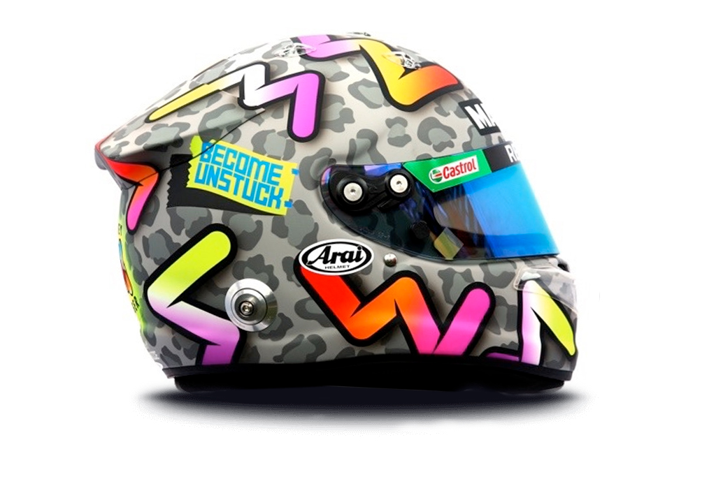 Casque de D. Ricciardo