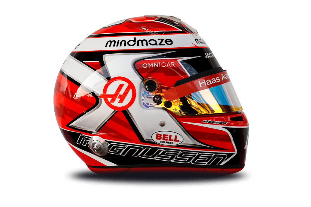 Casque de K. Magnussen