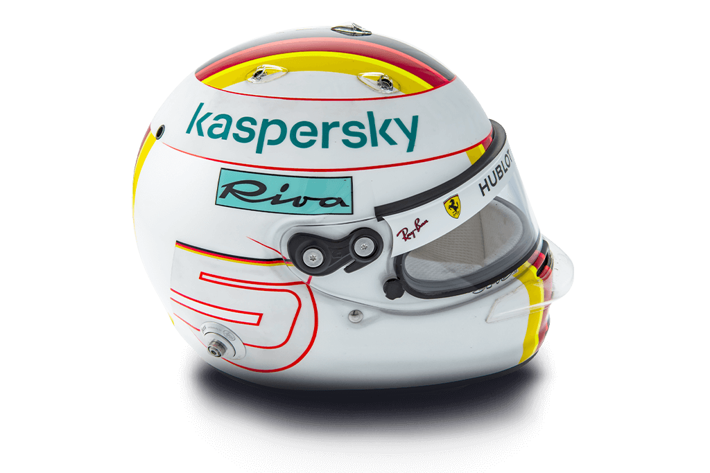 Casque de S. Vettel
