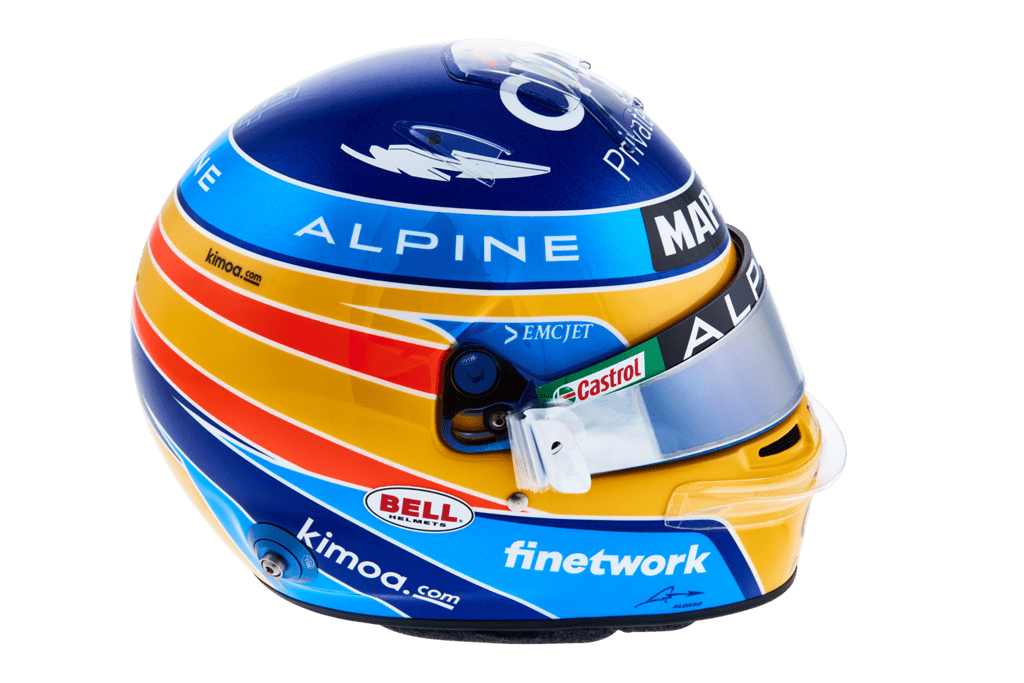 Casque de Fernando Alonso