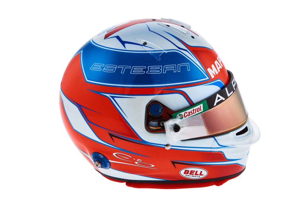 Casque d'Esteban Ocon